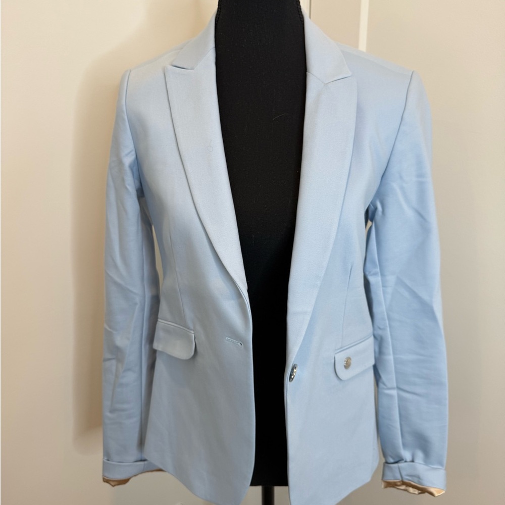 Light Blue Women's Tailored Blazer